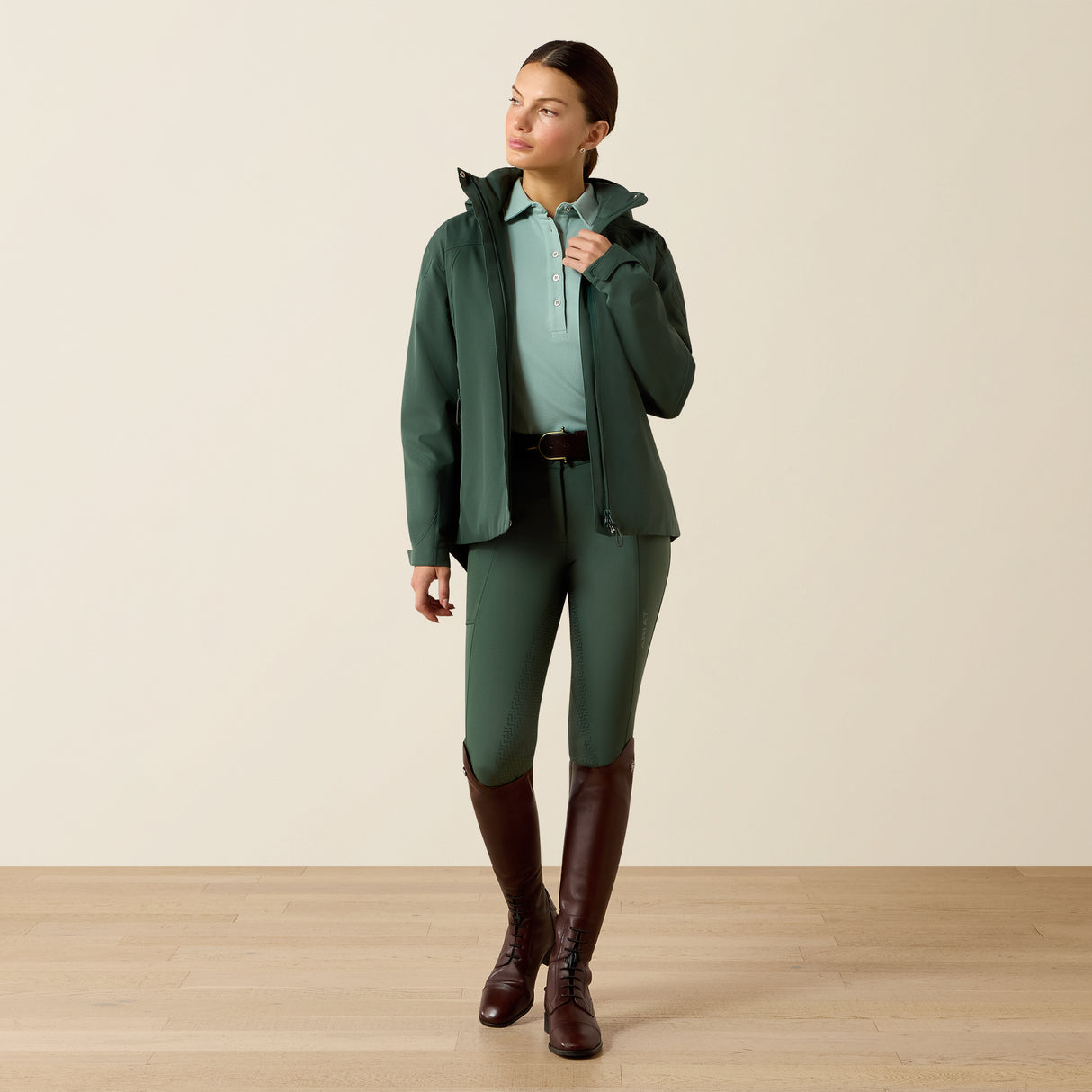 Ariat Women's Coastal Waterproof Jacket #colour_monstera