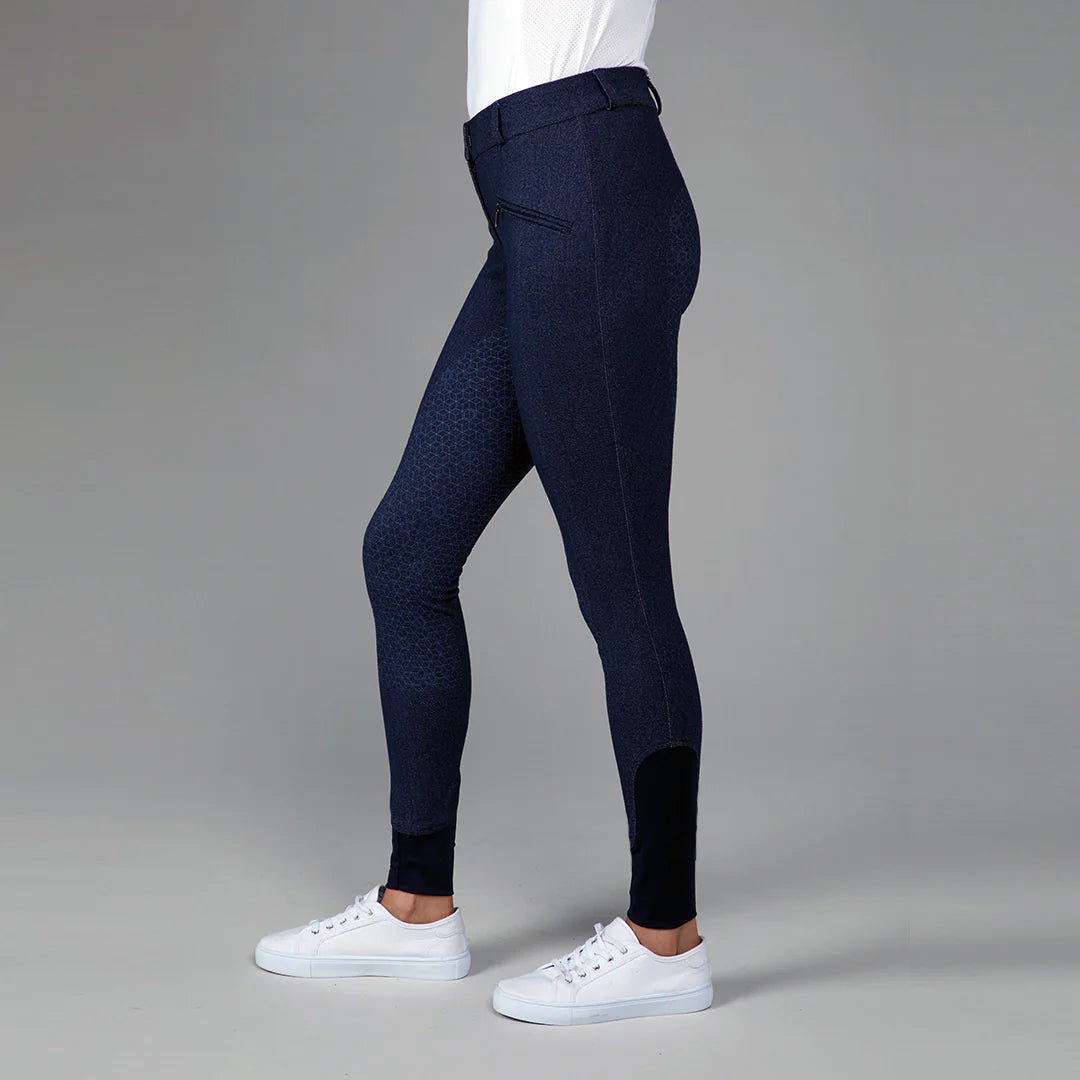 Toggi Stable Master Denim Full Seat Breeches #colour_denim