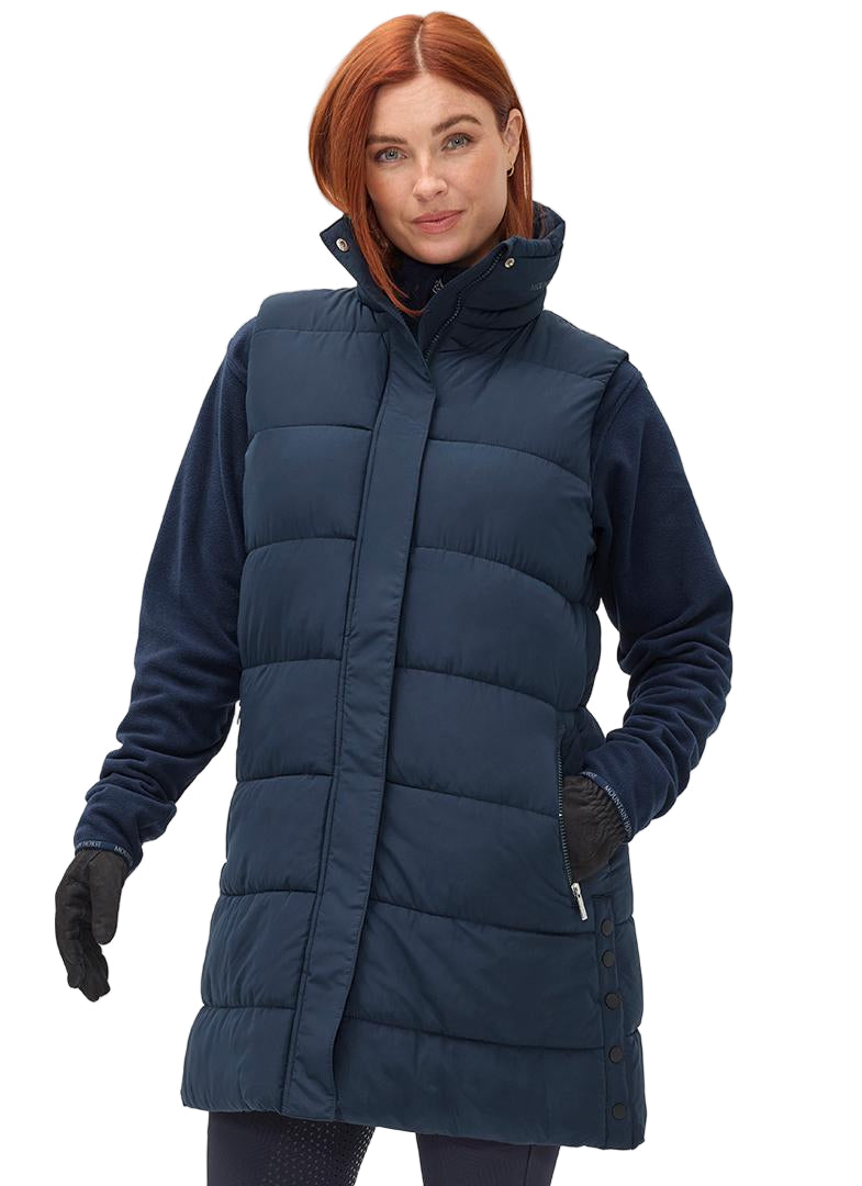 Mountain Horse Team Long Vest #colour_navy