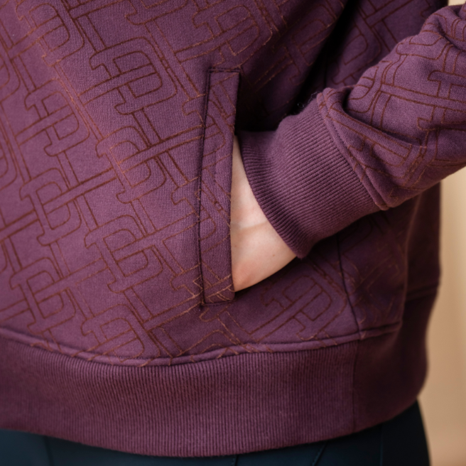 Alessandro Albanese Gabriella Half Zip Sweatshirt #colour_primatova