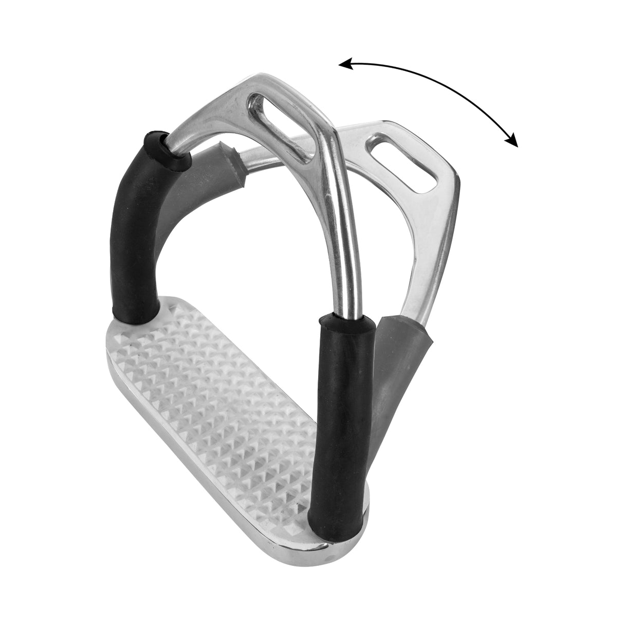 Equestro Rubber Coated Stainless Steel Stirrups