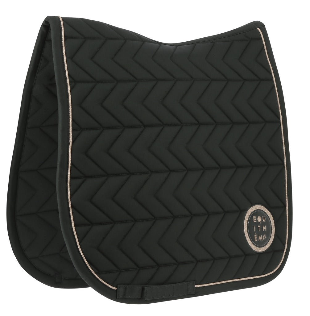 Equitheme Skolstart Saddle Cloth #colour_black