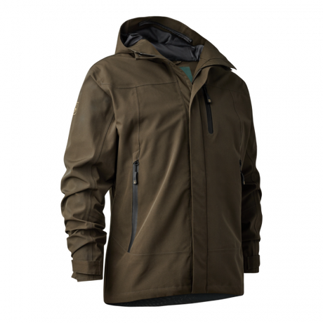 Deerhunter Sarek Shell Jacket with hood #colour_fallen-leaf