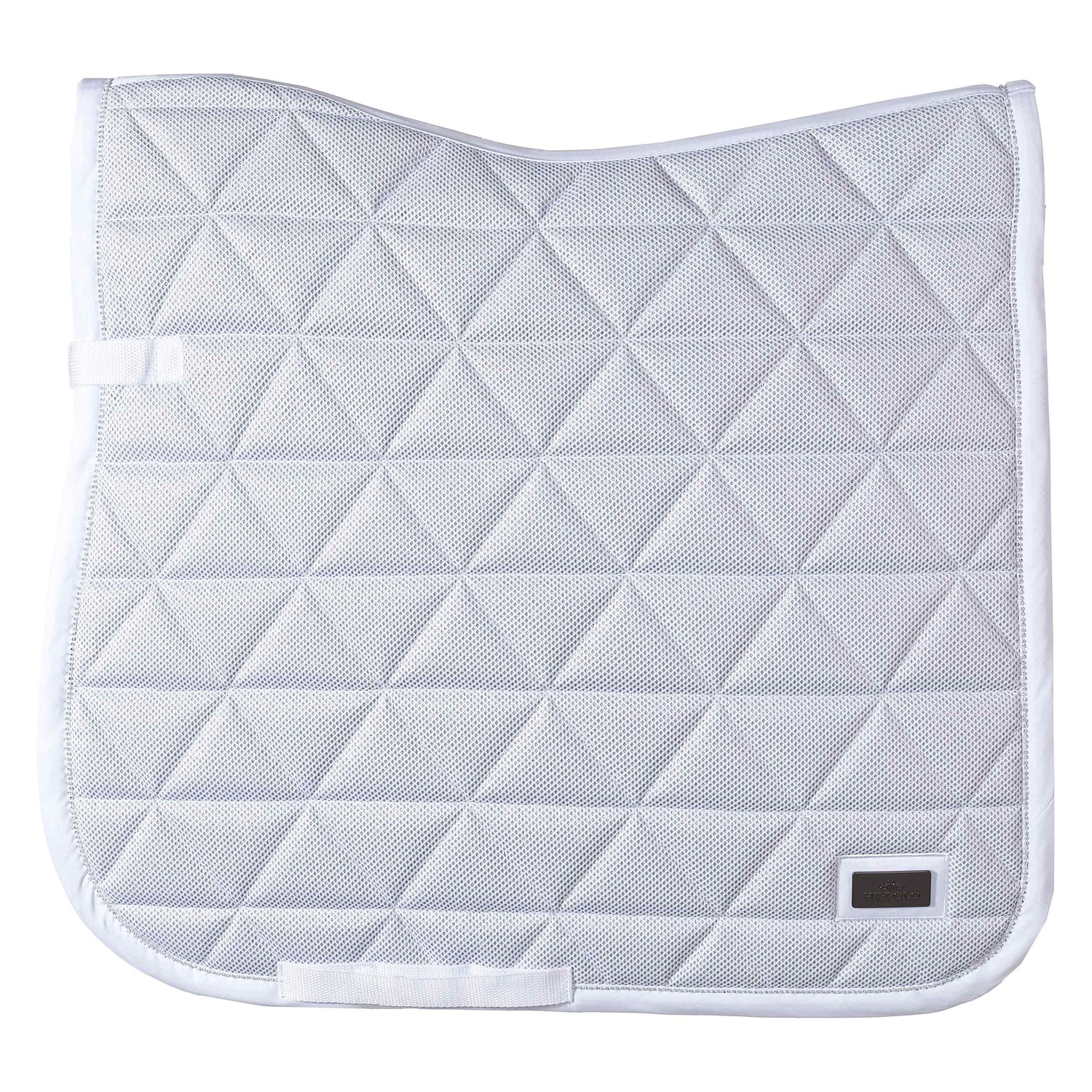HV Polo Flo Dressage Saddle Pad #colour_white