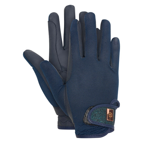 Imperial Riding Summer Cool Children's Gloves #colour_navy