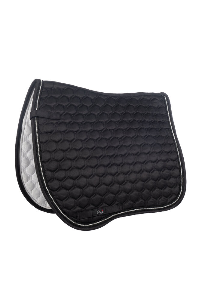 HKM Saddle Cloth -Elisa #colour_black