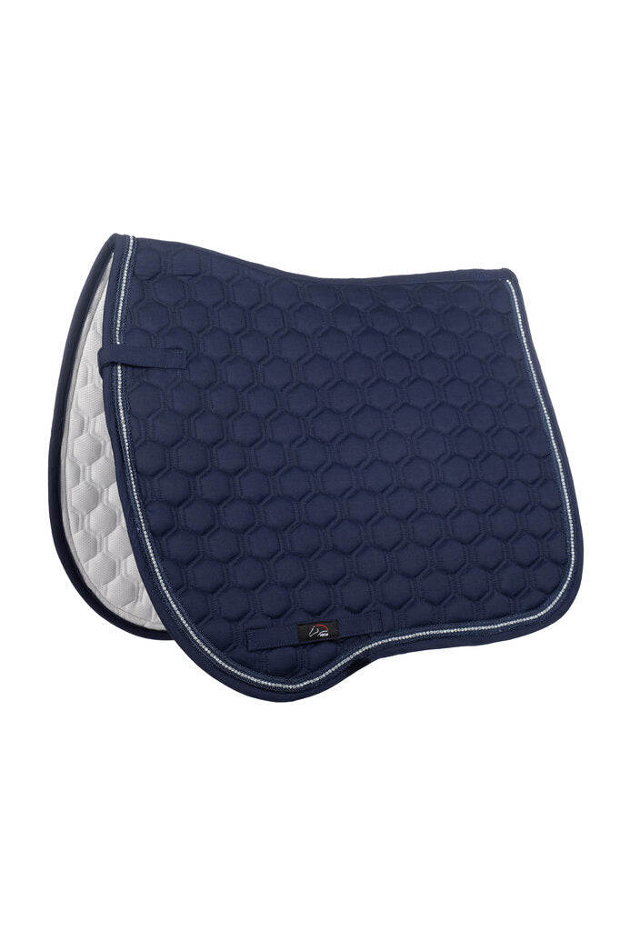 HKM Saddle Cloth -Elisa #colour_deep-blue