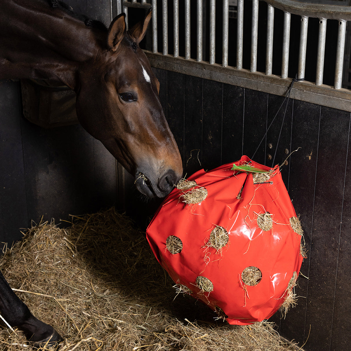 Imperial Riding Apple Hay Bag #colour_red