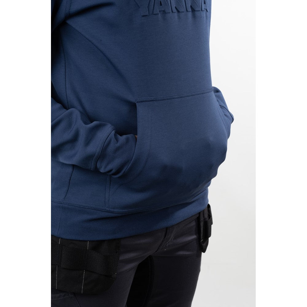 Hard Yakka Embossed Pullover Hoodie #colour_indigo-blue
