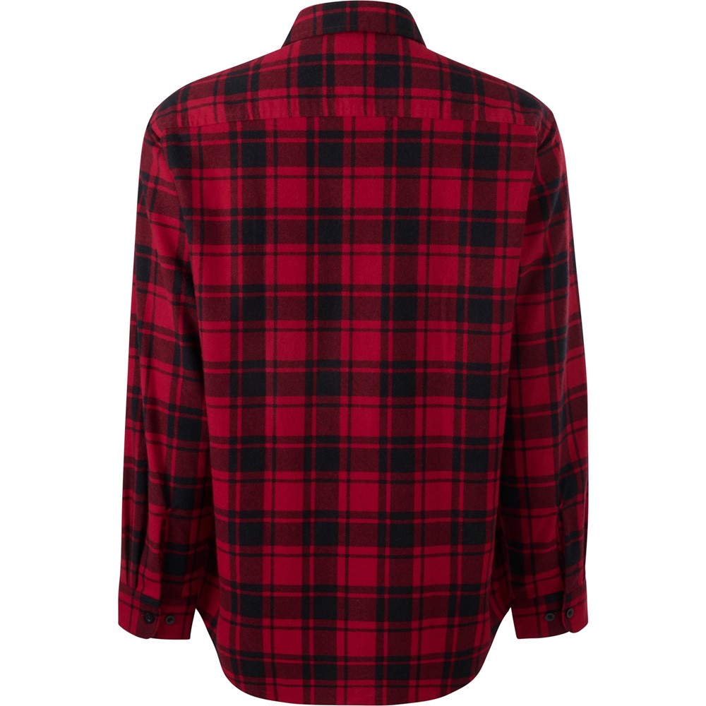 Hard Yakka Core Flannel Shirt #colour_red