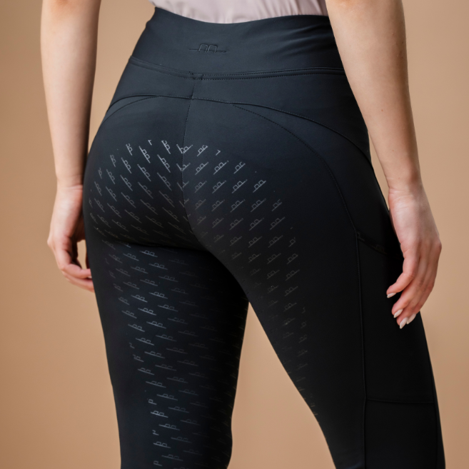 Alessandro Albanese Alba Brushed Riding Tight #colour_core-black