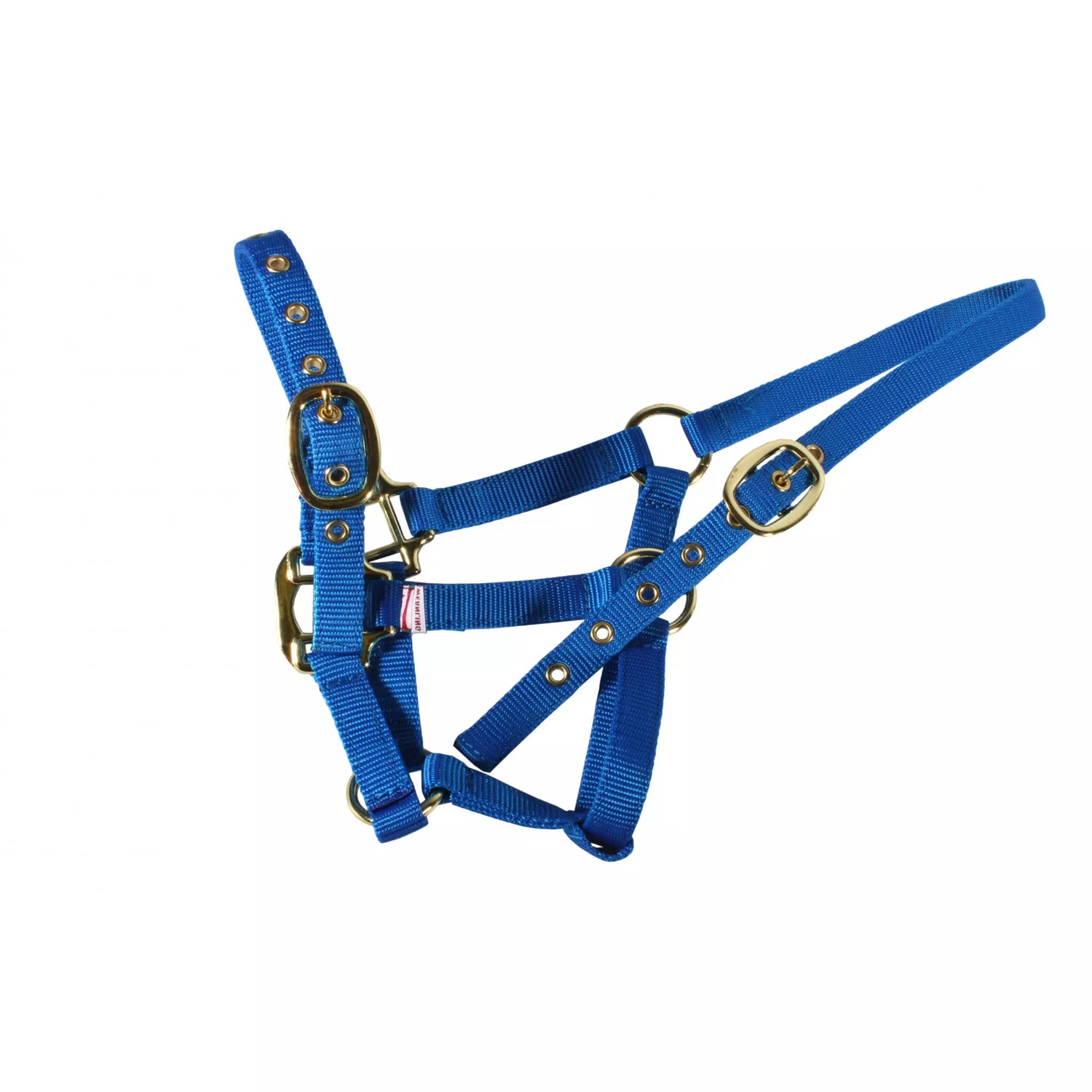 Mackey Equisential Nylon Headcollar #colour_royal-blue