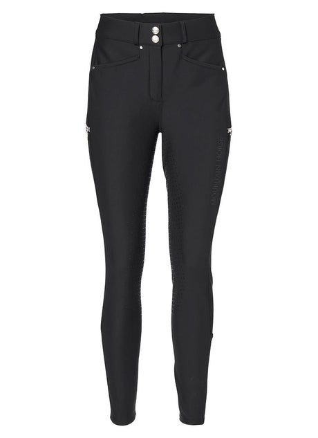 Mountain Horse Kristin Softshell Full Seat Breeches #colour_black