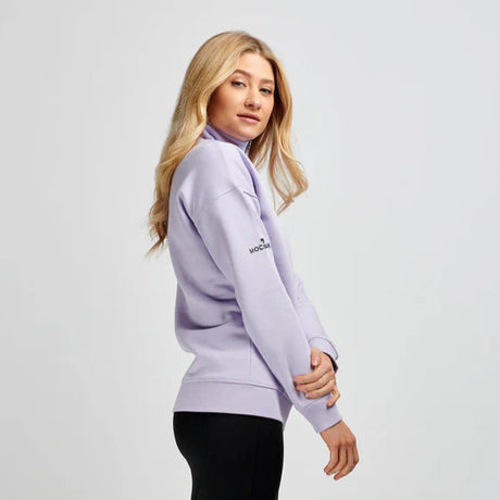 Mochara Half Zip Sweatshirt 
#colour_lilac