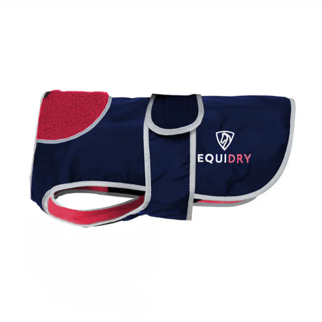 EQUIDRY Dog Coat #colour_navy-raspberry