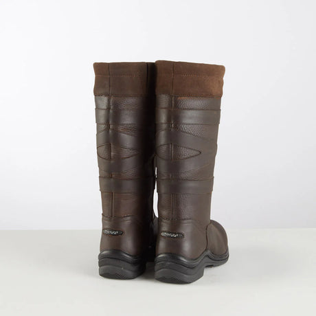 Toggi Ravine Children's Leather Country Boot #colour_bitter-chocolate