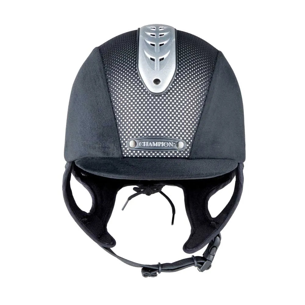 Champion X-Air Nova Peaked Helmet #colour_black-silver