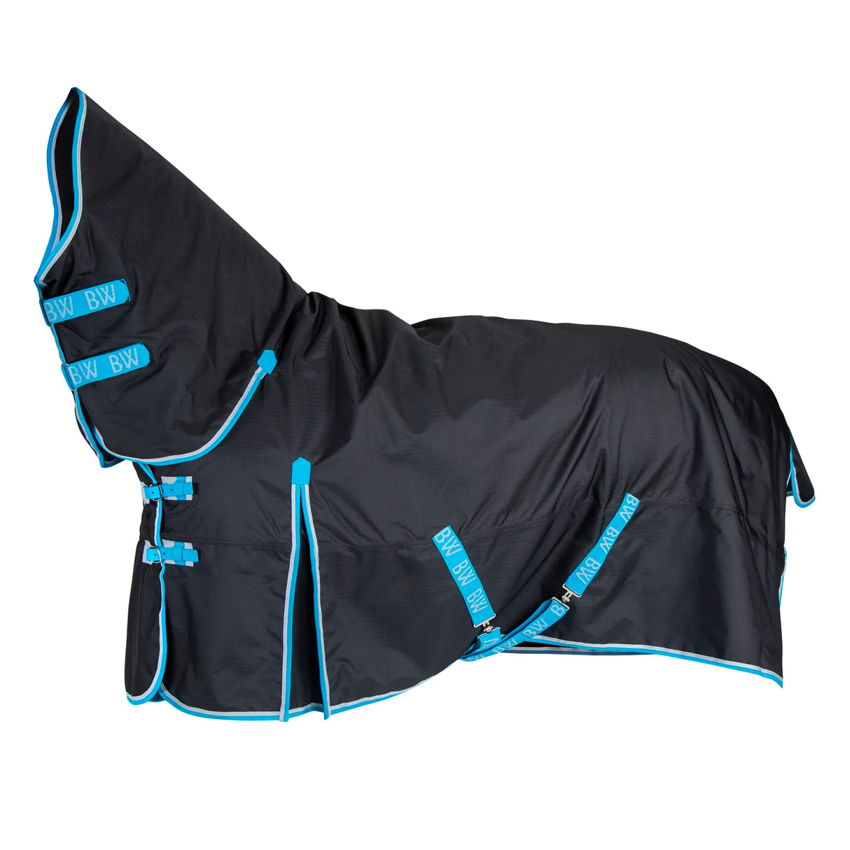 Ontario 220g Combo Turnout Rug #colour_black