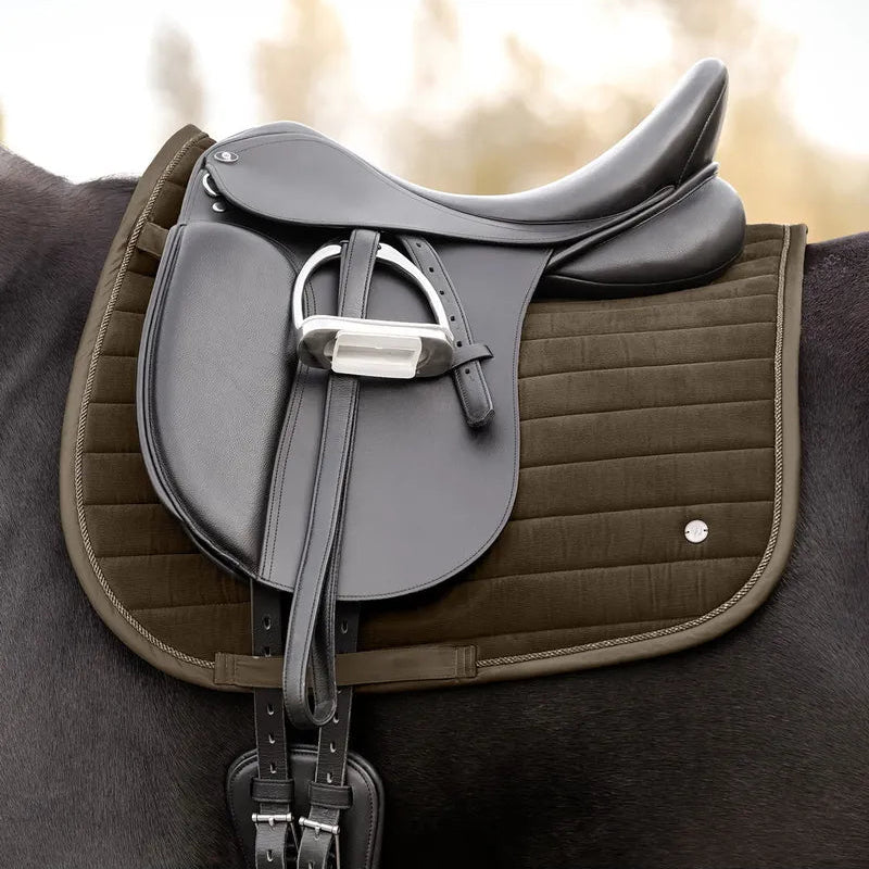 Waldhausen St. Gallen Saddle Pad #colour_green-brown