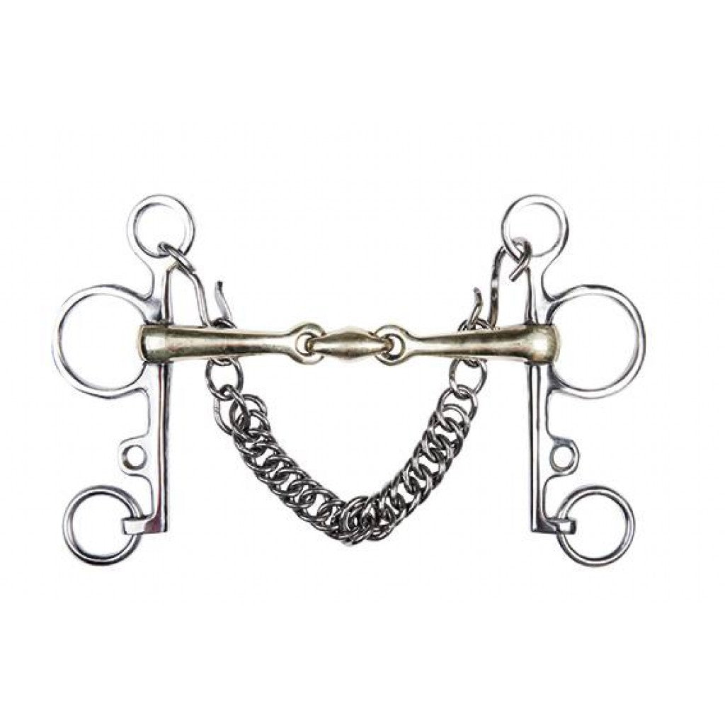 HKM Pelham Port Mouth Argentan Bit