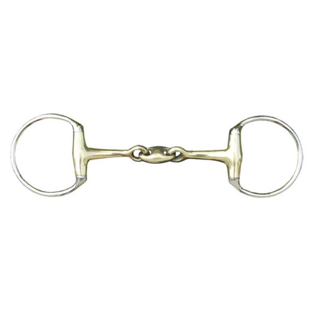 HKM Eggbutt Snaffle & Lozenge With Argentan - 18mm