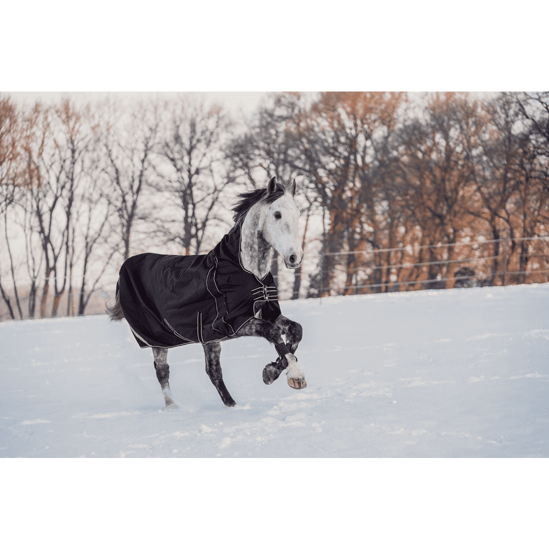 HKM Innsbruck Highneck Rug 1200D, 200g Filling #colour_black