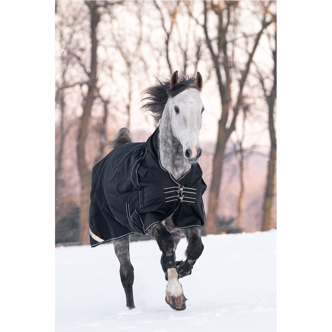 HKM Innsbruck Highneck Rug 1200D, 200g Filling #colour_black