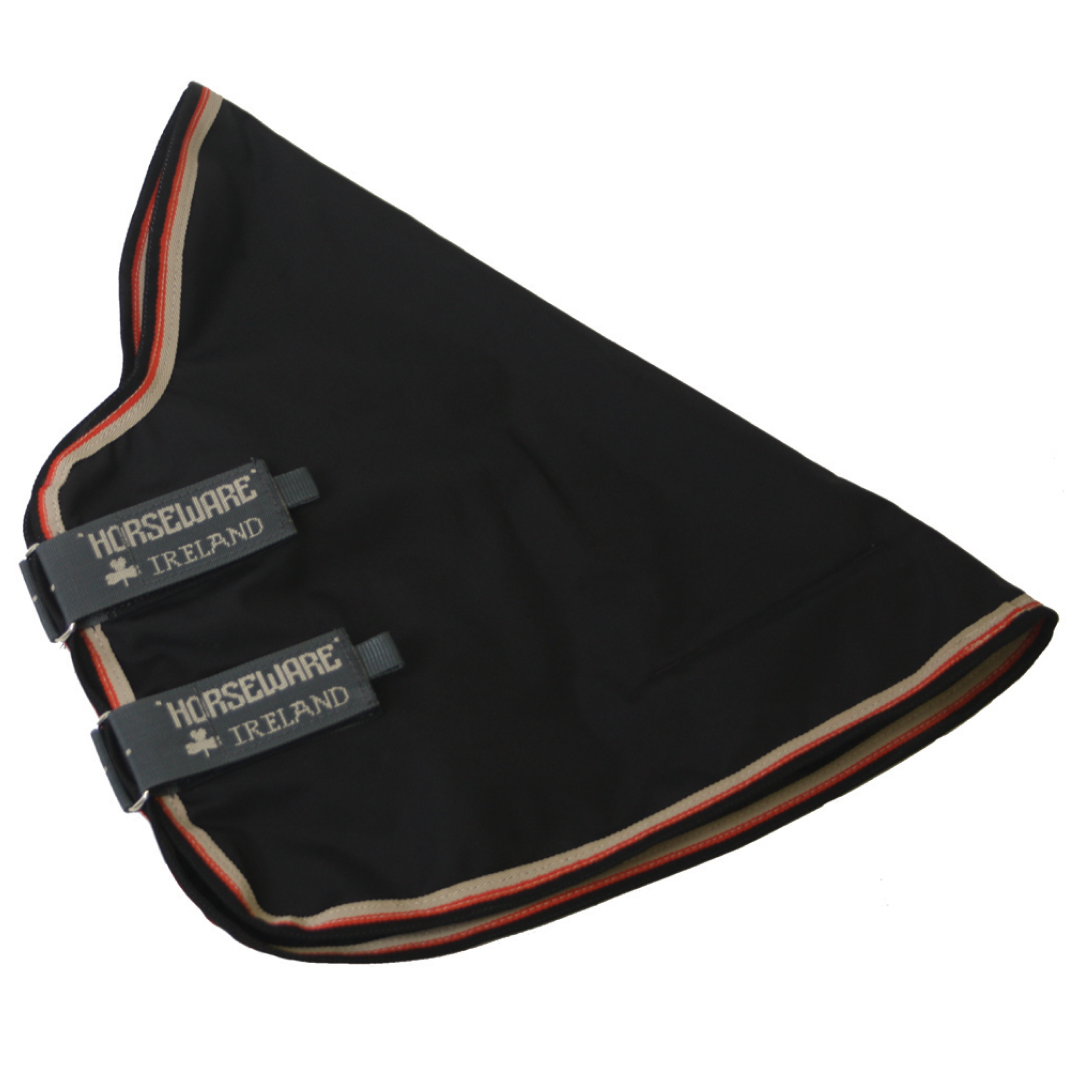 Horseware Ireland Rambo Supreme Hood 250g #colour_black-orange