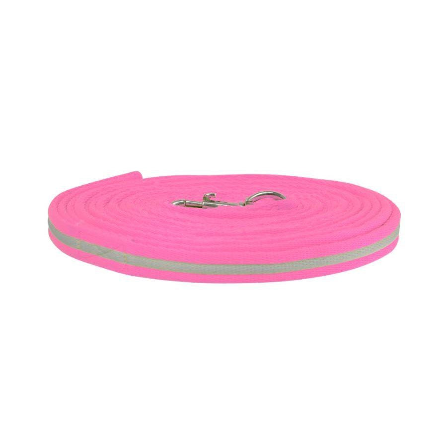 HyVIZ Reflector Lunge Rein #colour_pink