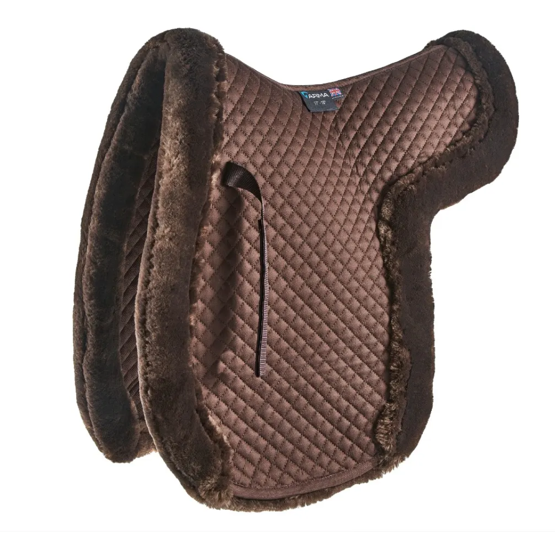 Shires ARMA Working Hunter Supafleece Numnah #colour_brown