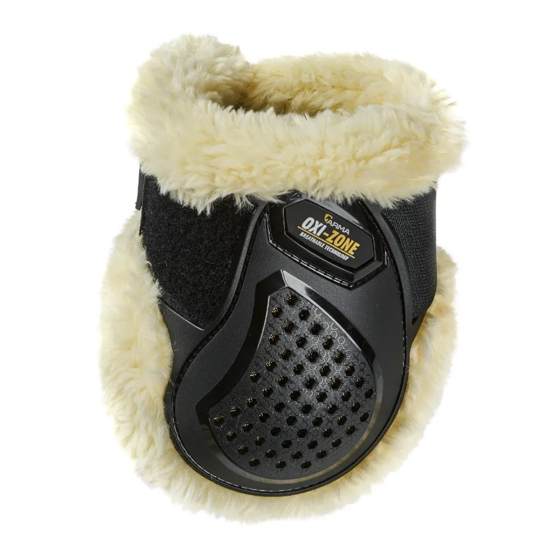 Shires ARMA OXI-ZONE Supafleece Fetlock Boots #colour_black