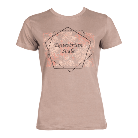 HKM Savona Print Style T-Shirt #colour_taupe