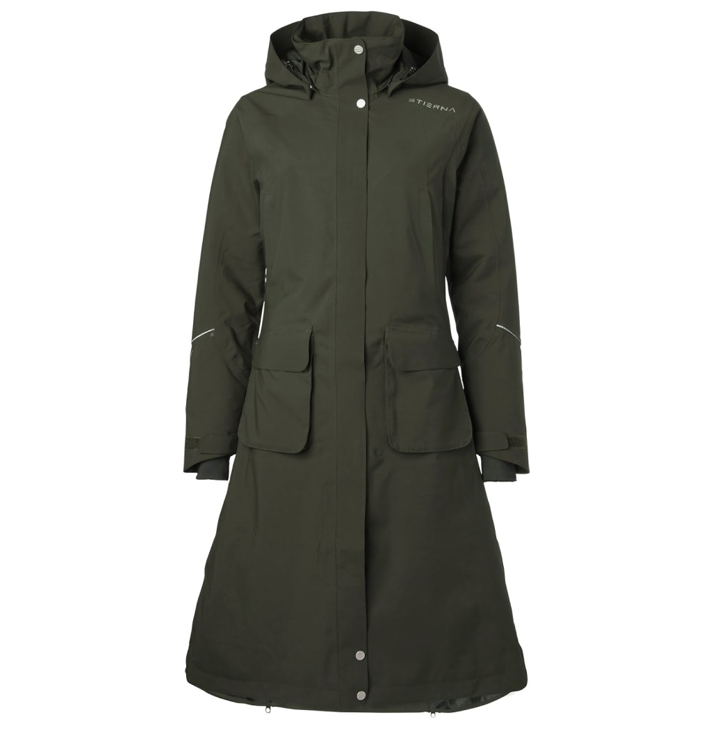 Stierna Olive Nova Rain Coat #colour_olive
