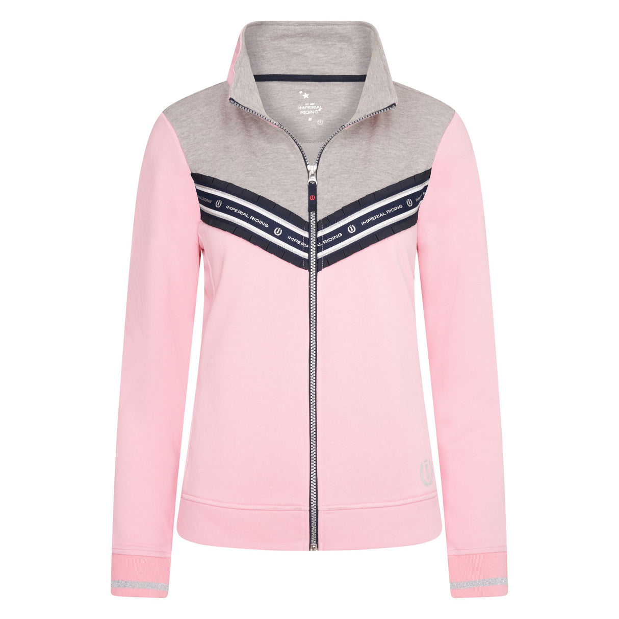 Imperial Riding Lovely Sweat Cardigan #colour_powder-pink