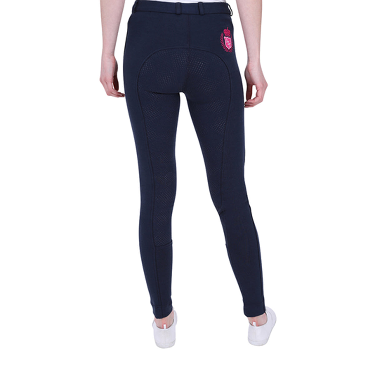 GS Equestrian Ellia Jodhpurs à fond intégral en silicone pour enfants