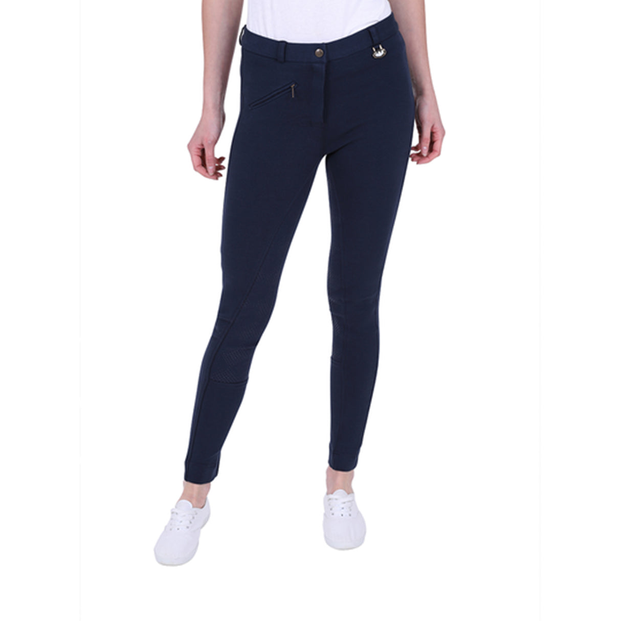 GS Equestrian Ellia Jodhpurs à fond intégral en silicone pour enfants