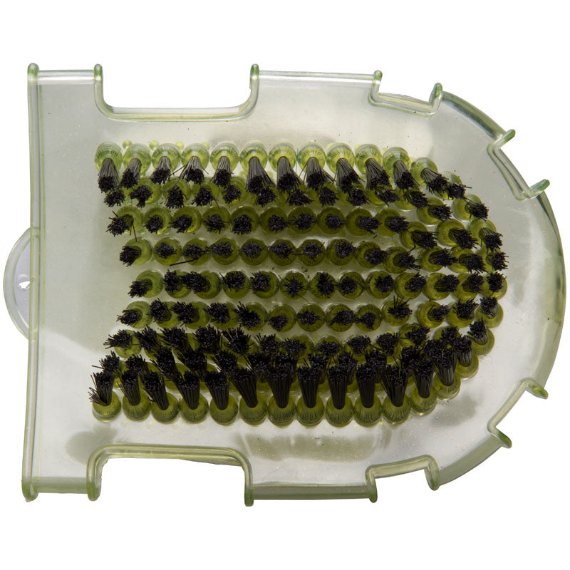 Imperial Riding Grooming Glove With Massage Side #colour_green