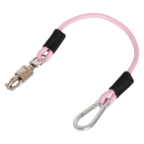 Imperial Riding 60cm Elastic Trailer Tie #colour_rose