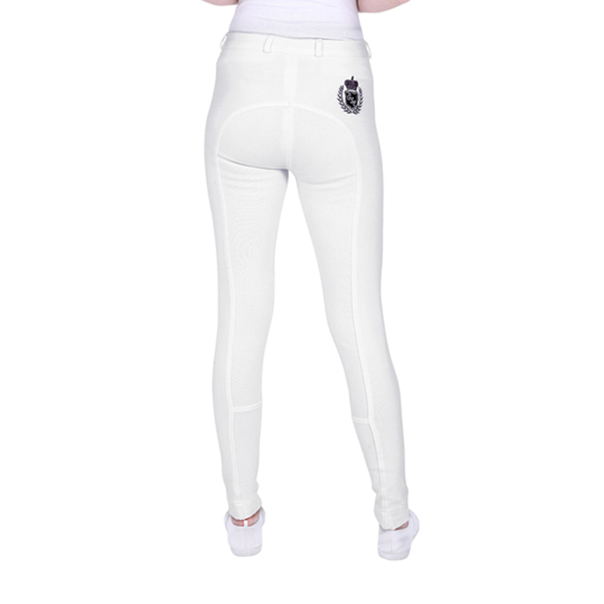 GS Equestrian Ellia Jodhpurs à fond intégral en silicone pour enfants