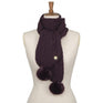 Toggi Gresham Knitted Scarf #colour_plum