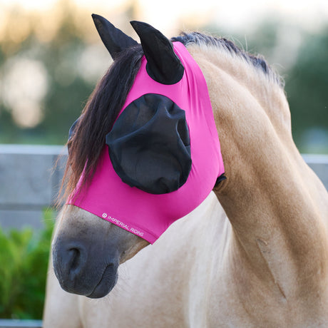 Imperial Riding Trail Ride Fly Mask #colour_pink