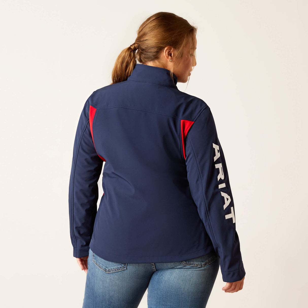 Ariat Women's New Team Softshell Jacket #colour_navy