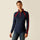 Ariat Women's Sunstopper 3.0 1/4 Zip Baselayer #colour_navy-red