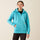 Ariat Women's Rebar Skill Set 1/2 Zip Hoodie #colour_maui-blue