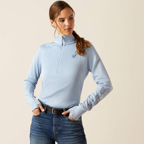 Ariat Women's Team EQ 1/2 Zip Pullover - Skyway