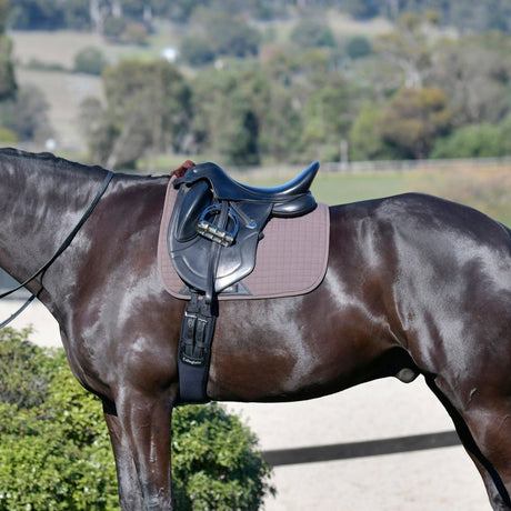 Weatherbeeta Prime Comfy Fleece Dressage Saddle Pad #colour_brown