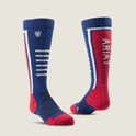 Ariat Youth AriatTEK Slimline Performance Sock #colour_blue