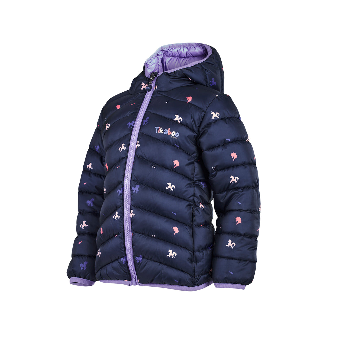 Shires Tikaboo Children's Padded Coat #colour_unicorn