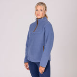 Shires Aubrion Core Ladies Half Zip Fleece #colour_blue