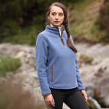 Shires Aubrion Core Ladies Half Zip Fleece #colour_blue